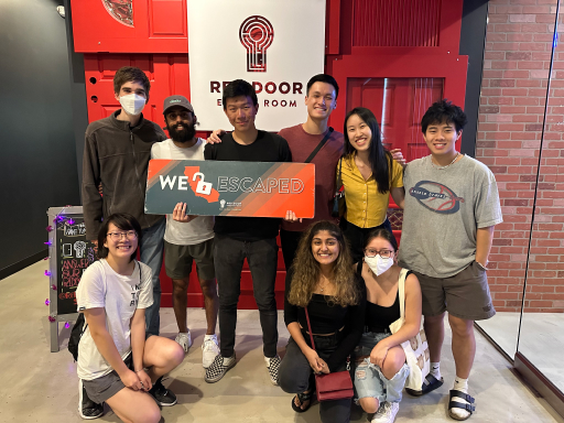 Escape room social with the board